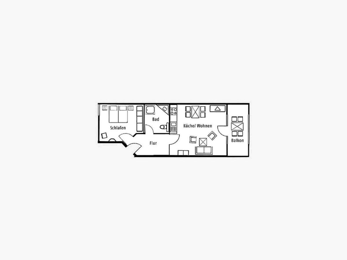 Duenenpark Binz - Komfortplus Ferienwohnung Mit 1 Schlafzimmer Und Balkon Im Dachgeschoss 136 Εξωτερικό φωτογραφία